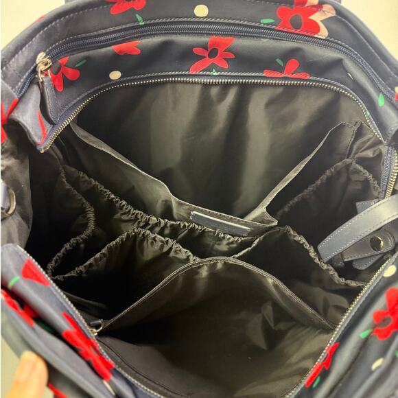 Kate Spade Flower Print in Nylon Tote Preloved Ecellent Condition - Picture 6 of 6